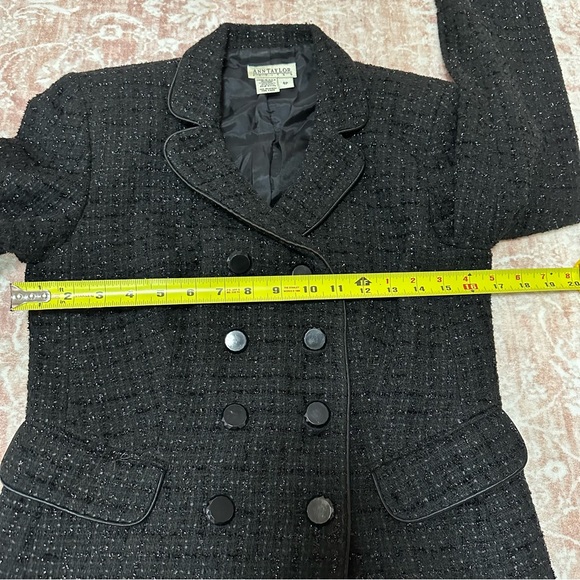 Ann Taylor Sparkly Tweed Blazer With Crystal Buttons - Picture 6 of 11